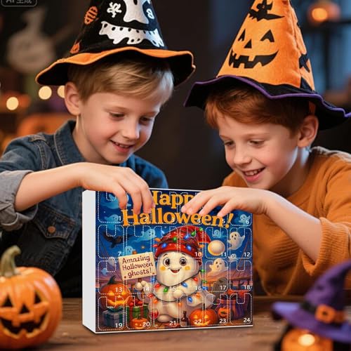 Calendrier de l'Avent pour Halloween : décor mural 2D en acrylique - 6
