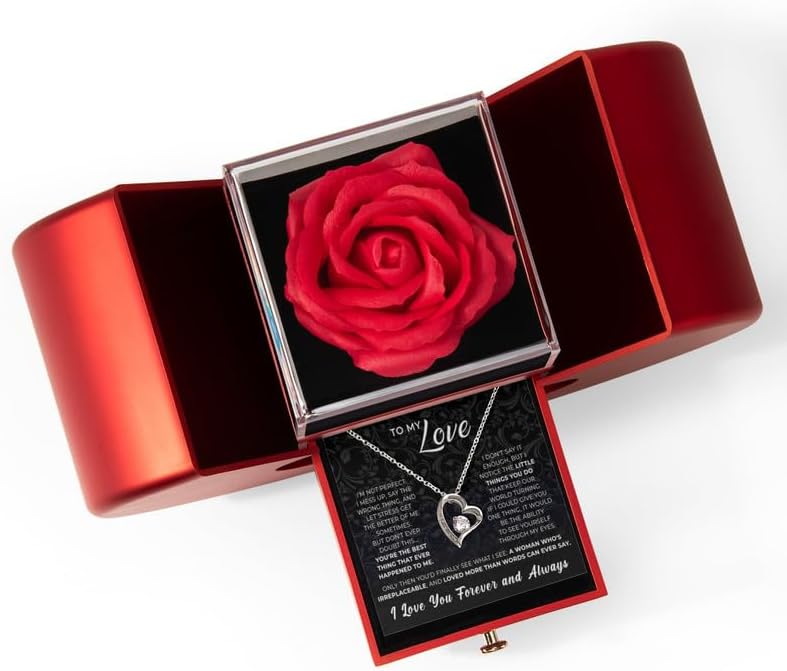 VIRAGIL Girlfriend Necklace From Boyfriend, To My Love Necklace Soulmate Necklace For Women Future Wife, Jewelry Birthday Christmas Valentine's gifts For Girlfriend - Image 5