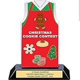 Christmas Cookie Contest Apron Trophy - Cookie Party Award