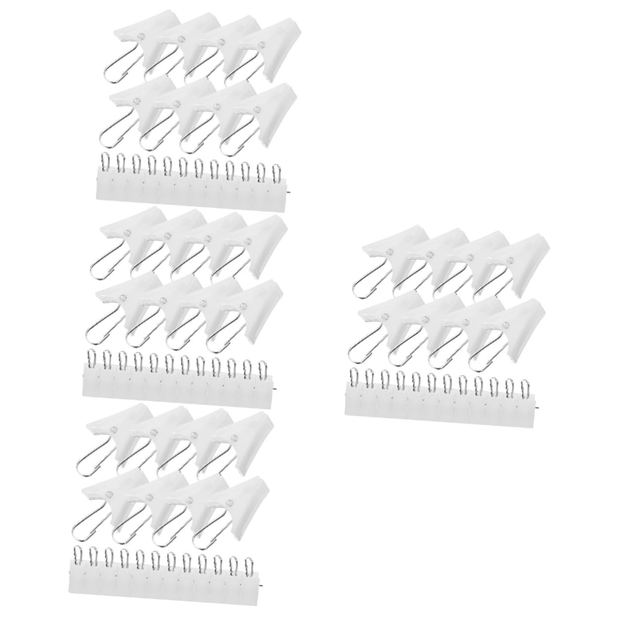 Clips para cortinas multifuncionales KOMBIUDA de 80 piezas para decoracion en el hogar