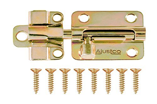AjustLock 2.5" Barrel Bolt Lock (Brass)