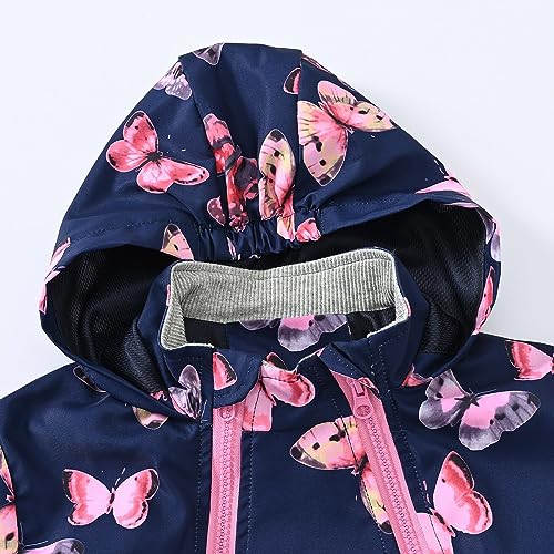 Kid Cartoon Snowsuit Toddler Boy Girl Long Sleeve Snowproof Ski Windbreaker Double Zipper Kids Hooded Windproof3