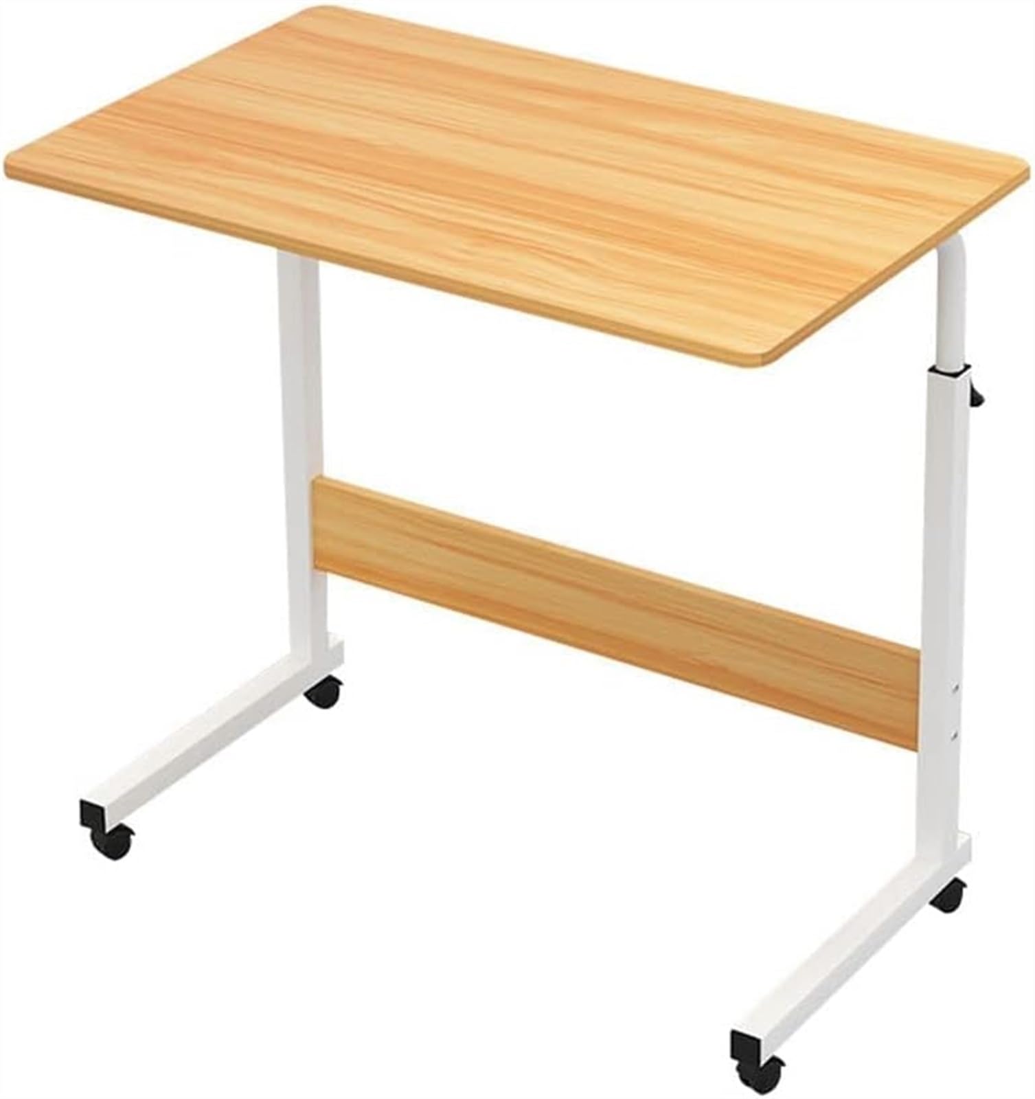 Chariot de bureau assis debout pour télétravail nomade du salon au lit