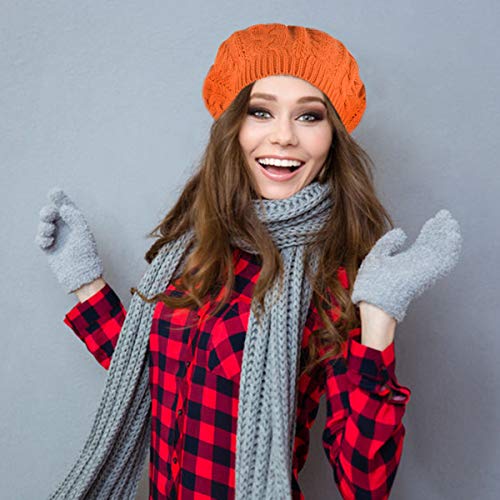 Image of Nollia Soft Knit Solid Color Beanie, Chic, and Lightweight Crochet Knitted Style Beanie Hat for Women, One Size Slouchy Hat