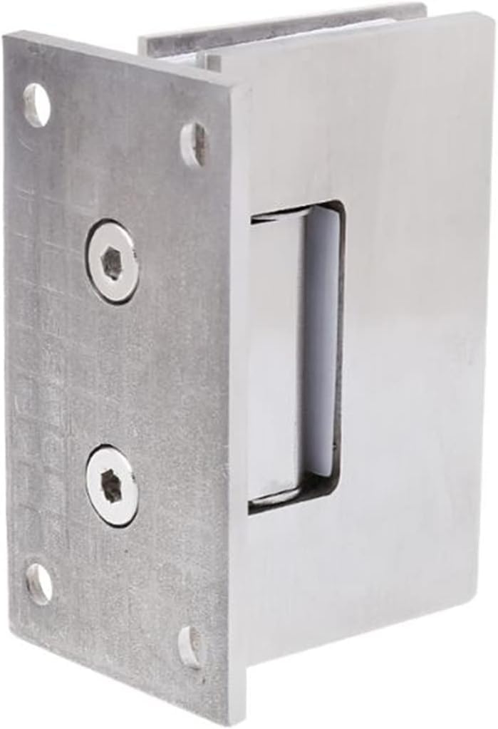 Bisagras para puerta de cristal Bisagras for puertas de 8 a 12 mm for baño, soporte sin marco for puertas de ducha, bisagras for puertas montadas en la pared, plantilla for bisagras de puertas