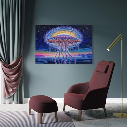 Méduses décoration murale : transformez un mur vide en œuvre d'art - 4
