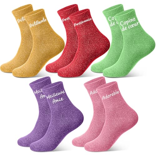 Chaussettes Paillettes Douces sans Démangeaison : Dites Adieu aux Pieds Sensibles en Taille 36-42