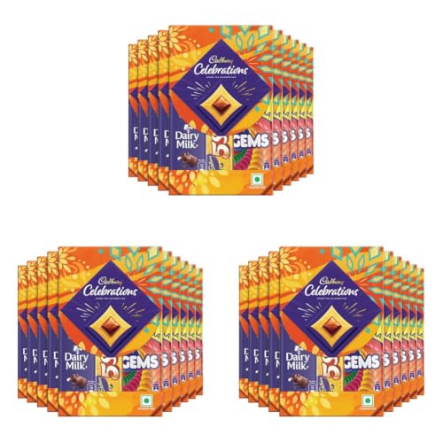 Image of Cadbury Celebrations Assorted Chocolate Diwali Gift Pack, 49.2 g (Pack of 30)