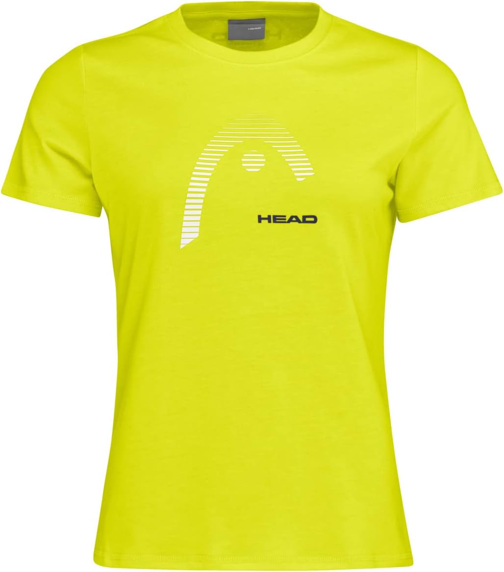 Mango Padel Camiseta HEAD Club Lara W Mujer, Tejido Transpirable