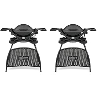 Weber Q1400 BBQ Elettrico con Supporto, sup. cottura 43 x 32 cm