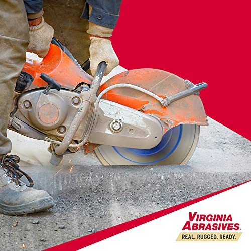 Virginia Abrasives 425-04177 - 1Pc - 14 Inch Ultra Value Concrete Diamond Blade - Wet Or Dry Concrete Tools/Masonry Tools, 14" Saw Blades, Cutting Tool For High Speed & Walk Behind Saw, Ceramic Blade #TOP5