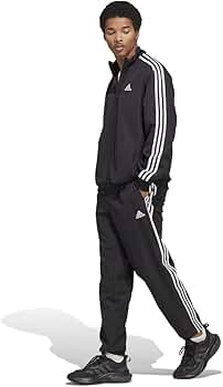 Amazon | adidas メンズ トラックスーツ, ブラック/ブラック