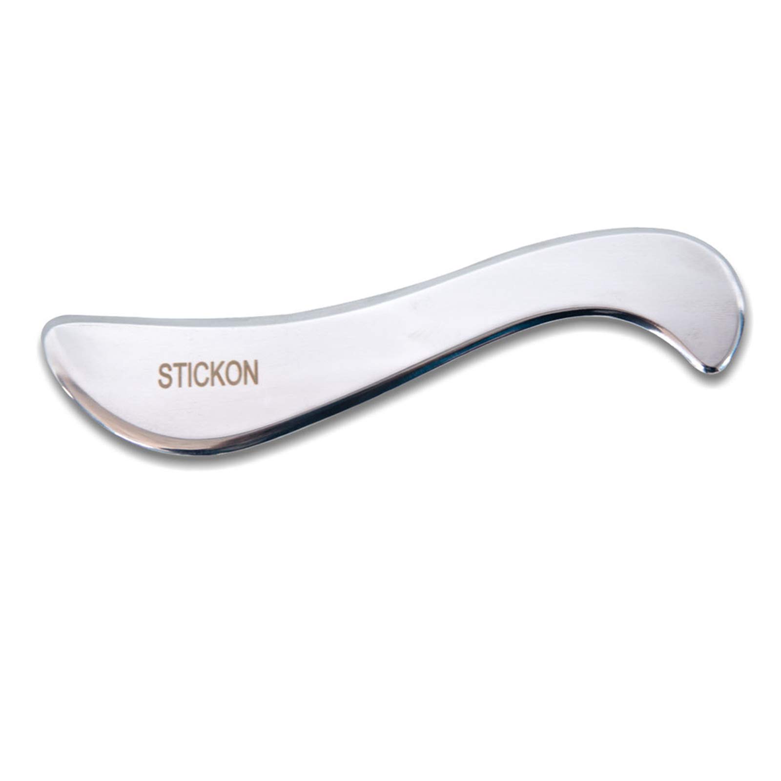 JustSun Gua Sha skrobaczka z miękkiej tkaniny, przyrządy do masażu ze stali nierdzewnej, do terapii akupunkturą, redukcja bólu mięśni (styl 025)
