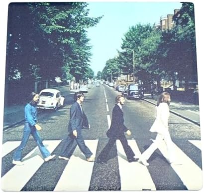 Half Moon Bay | Abbey Road Coaster | Ceramic & Beer Mats | The Beatles Gifts & Music Gifts | Rock Dad Desk Coasters | Cool Room Decor image 3