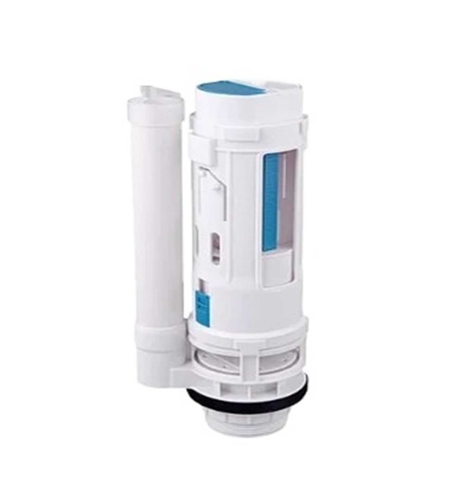 Split Toilet Drain Valve Two-Button Toilet Water Outlet Valve Dual Flush Fill Water Tank Fittings Drain Flush Cistern Valve(25CM)
