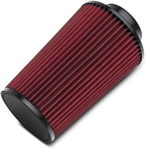RedRock Replacement Air Filter for Cold Air Intakes | Washable High-Flow Conical Design & Reusable Cotton Filter | Compatible with Jeep Wrangler TJ & JK 1997–2018