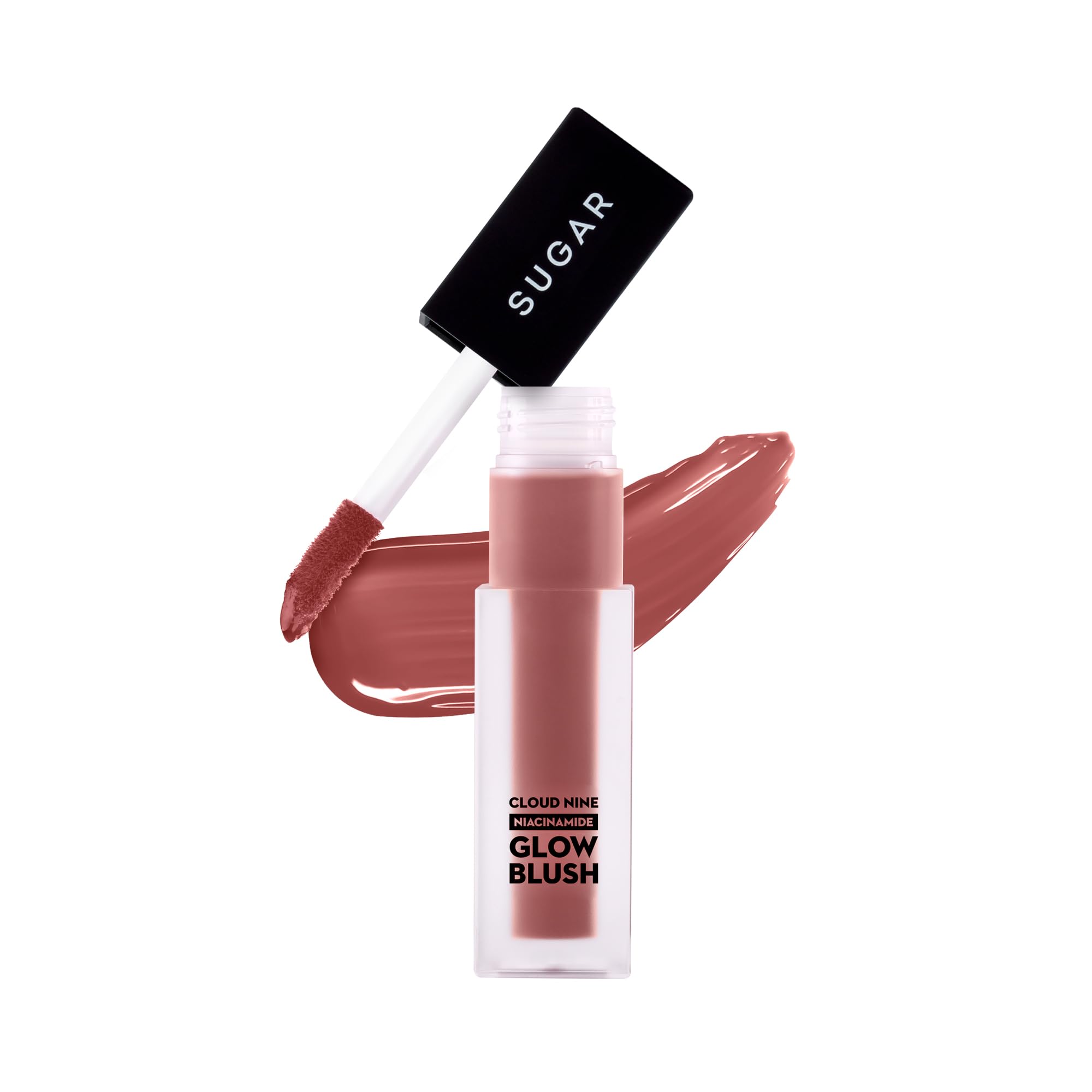 SUGAR Cosmetics Cloud Nine Niacinamide Glow Blush | Long lasting & Ultra-Pigmented | Dewy Finish | 7.6ml - 03 Merry Mauve-image-25