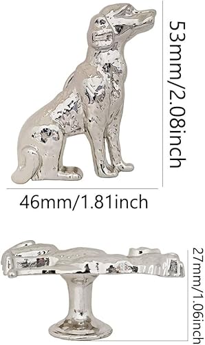 Miniatura 2 de Pomos de gabinete, pomos de cajón de metal, bonitos tiradores decorativos de metal para cocina, armario, mesita de noche, armario, puerta, perillas