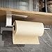 OETAMS Porte-Rouleau de Cuisine Adhésif Porte Essuie Tout Mural Supports pour Papier Essuie-Tout en Acier Inoxydable sans Percage, Argent