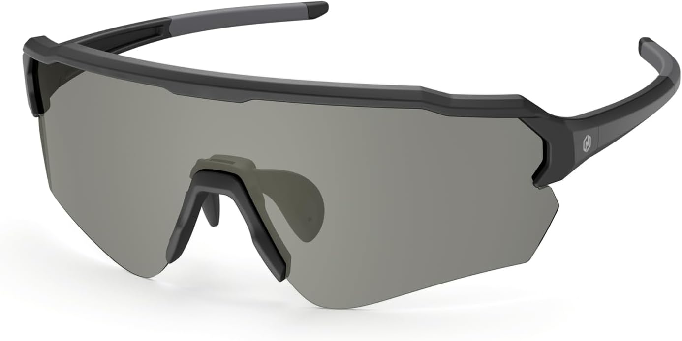 Nordik FRIGG2 Cycling Glasses Polarized Photochromic 3 Interchangeable Lenses Men Women-Cycling Running Fishing Golf