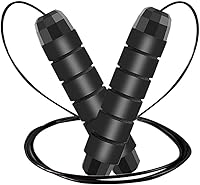 SPLASHGRIP Adjustable Tangle-Free Jump Rope with Ball Bearings - Speed Skipping for Men, Women, Kids Fitness Workout Home Gym