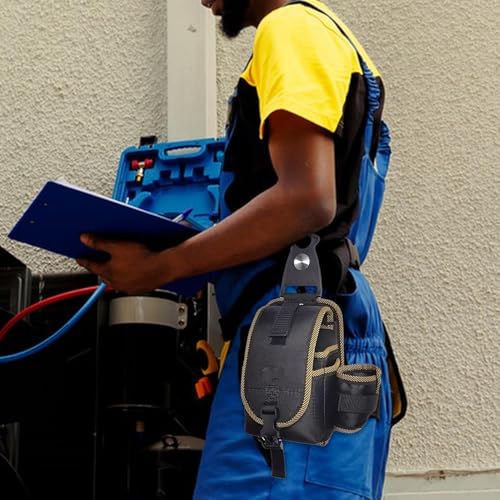 Ceinture porte-outils robuste pour électricien et sacoche de chantier imperméable
