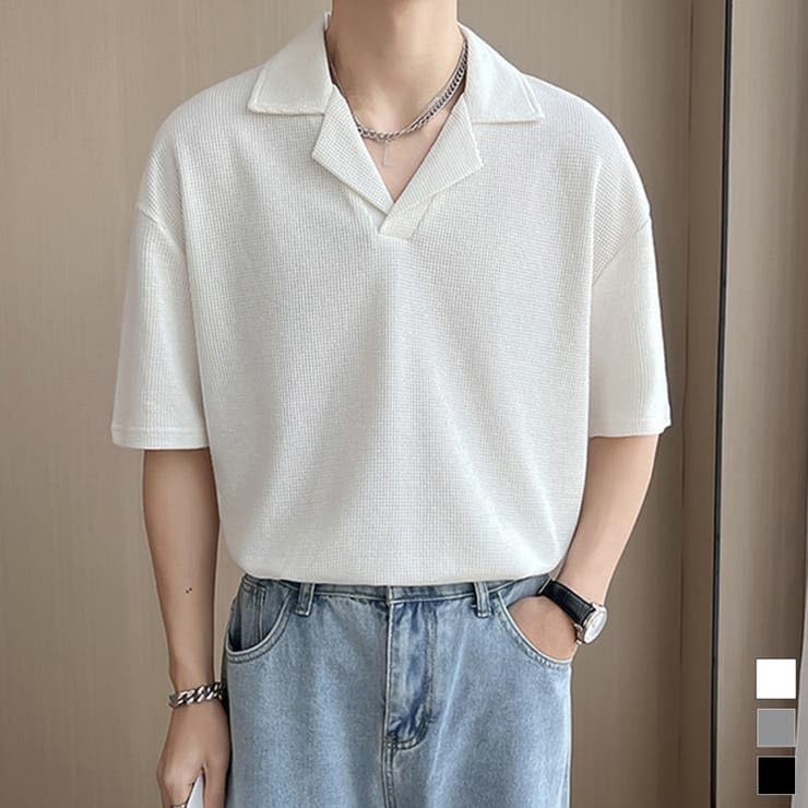 Image of Waffle (Cotton) Men t-Shirts Classic Short Sleeve Lightweight Summer Wear Casual Oversized t Shirt for Men