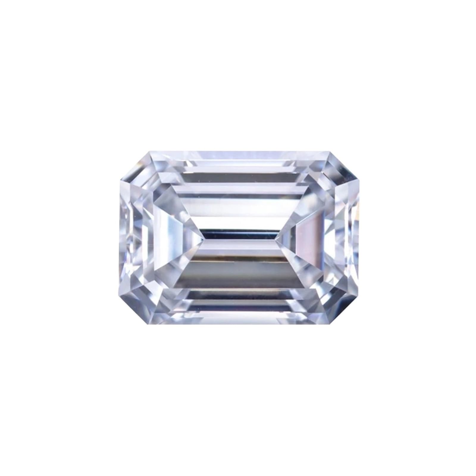 Moissanite émeraude D VVS1 anti-rayures, alternative parfaite au diamant pour bijoux