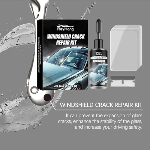 Image of Windshield Crack Repair Kit, 2025 New Cracks Gone Glass Repair Kit, Quick Fix Automotive Windscreen Tool, Premium Windshield Repair Kit for Chips and Cracks