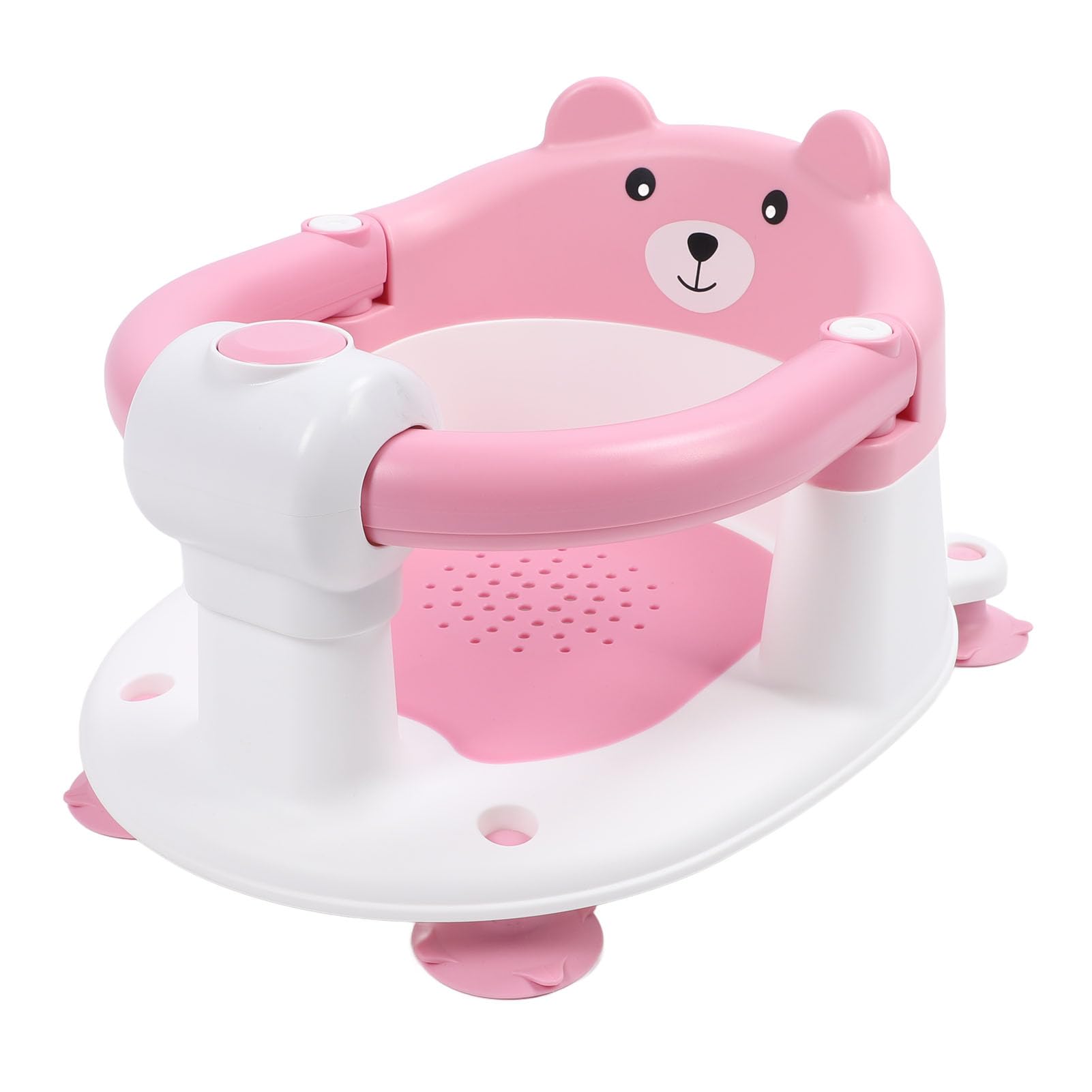 Generic Seggiolino da Bagnetto per Bambini da 6 Mesi in su, Sedia da Bagno Comoda e Antiscivolo di Sicurezza per Sedersi, Sedia da Bagno Ergonomica per Neonati e Neonati per il (PINK)