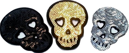 toppe con paillettes scintillanti 3 pezzi