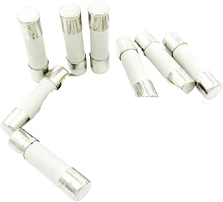 20-Piece Ceramic Fuse Set Boxed Slow-Blow 5x20mm T 1A 2A 3.15A 4A 5A 6A 8A 10A 12A 15A/250V 5 * 20 Protection Fuse Set
