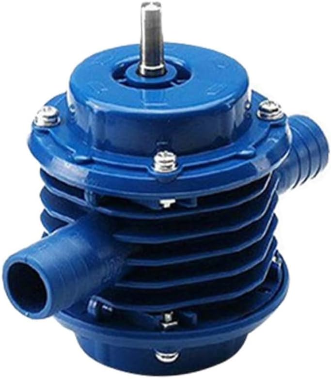 Mini Self-priming Water Pump for Household Use Drill-powered Portable Plastic Utility Pump for Water Transfer and Pond Drainage