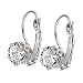 JewelrieShop Fashion Stainless Steel Cubic Zirconia CZ crystal Drop Dangle earrings for women, Hypoallergenic