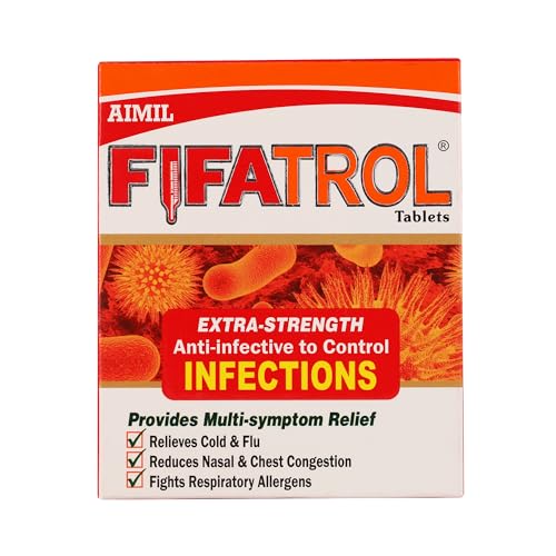 Image of AIMIL Fifatrol Tablets | Extra Strength Anti-Infective Immunity Booster | Multi-Symptom Relief for Cold, Flu, Nasal & Chest Congestion | 30 Tablets (Pack of 3)