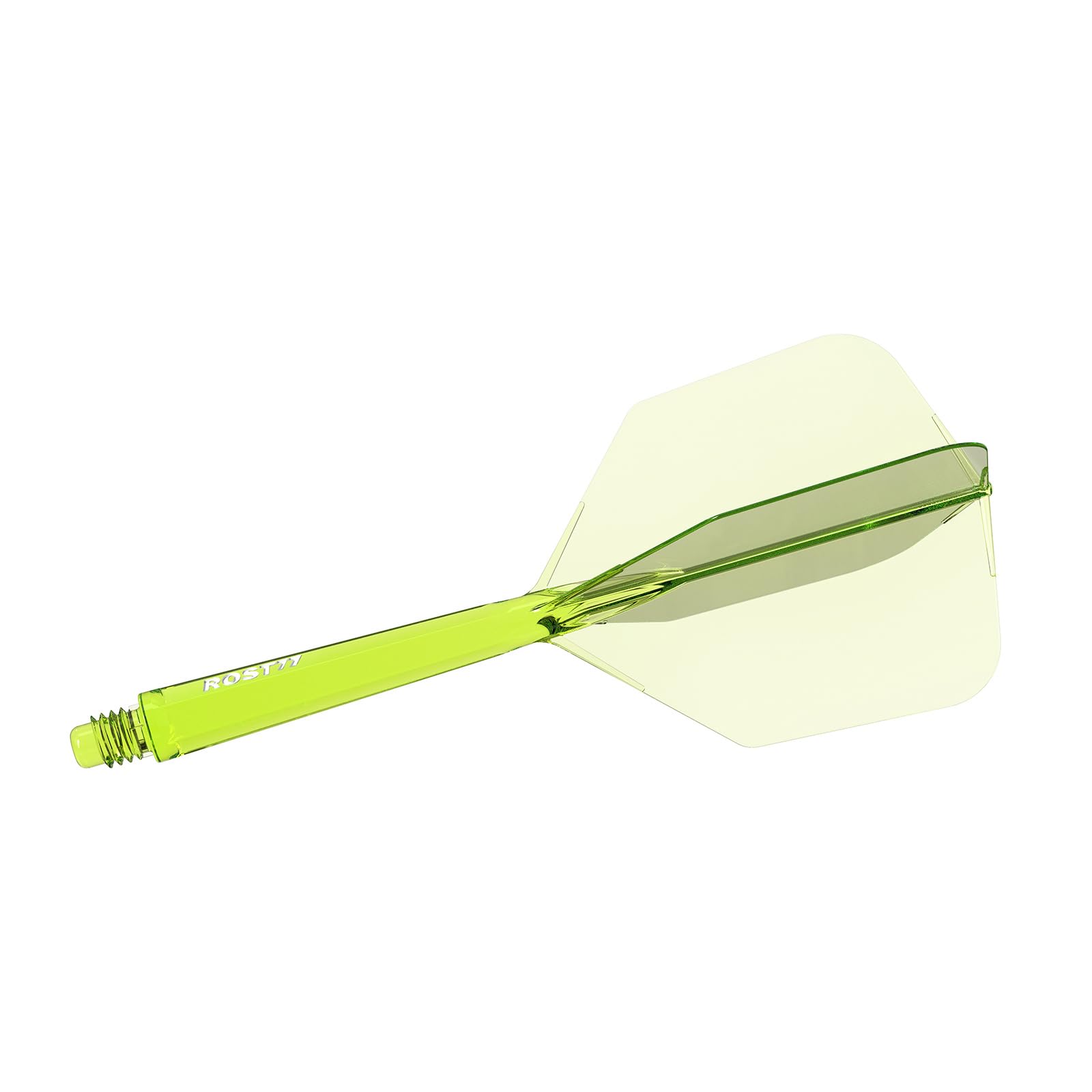 CUESOUL ROST 77 Integrated Dart Shaft and Flight,Big Wing Shape,Set of 3(clear color series)