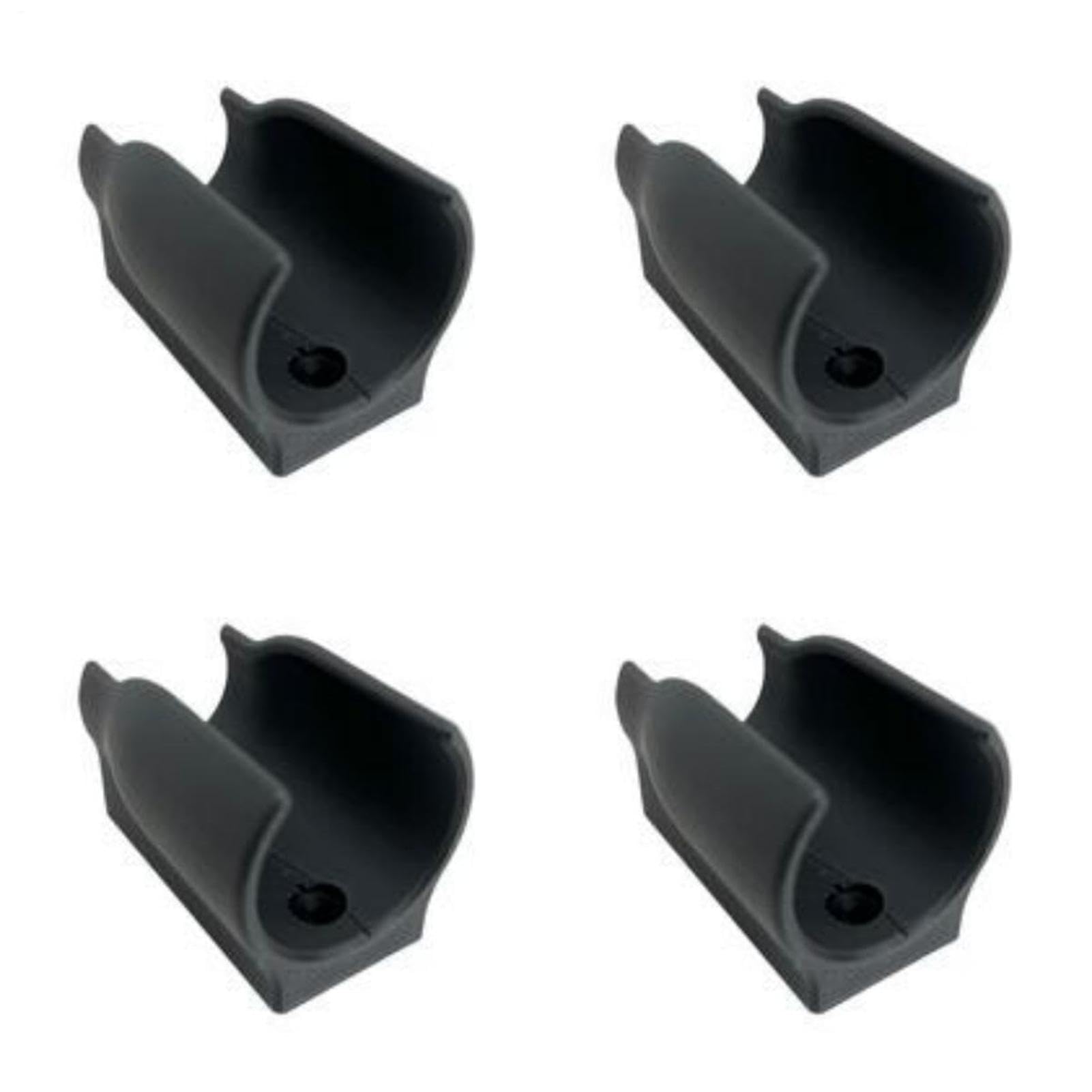 Soporte pulverizador de manguera de jardín, soporte de boquilla antideslizante para pared, juego de 4 piezas para patio, césped, jardinería en piscina, uso al aire libre, accesorio de pulverización