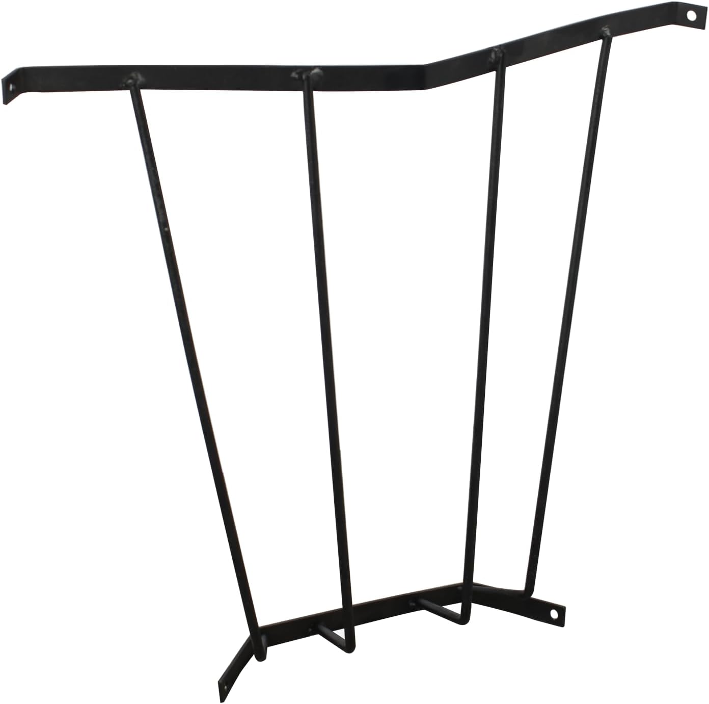 Corner Hay Rack Carbon Steel Hay Feeder Blanket Holder 23.3 x 13.2 x 21.7In Wall Mounted Hay Rack Hay Feeder for Horses Goats Farm Indoor and Outdoor Use