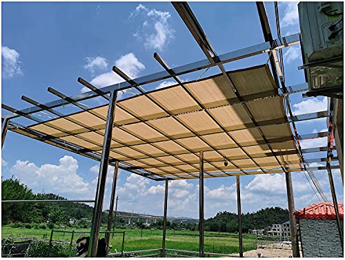 Toldo rectangular transpirable malla de sombreo para invernadero y plantas de jardín 7