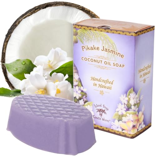 Island Soap & Candle Works Coco hecho a mano jabón, Pikake