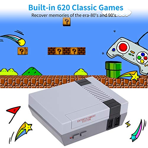 Classic Handheld Game Console,Classic Game Console Built-in 620 Game,Handheld Video Game Player Console for Family TV - Thumbnail 3