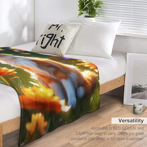Couverture chat mignon, le plaid en flannel chaude idéal comme cadeau - 7