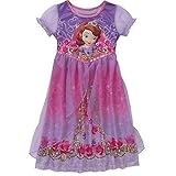 Disney Princess Sofia The First Girl Short Sleeve Nightgown Pajama Size 7/8