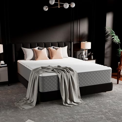 PurrJoys King Mattress, 12 Inch Hybrid King Size Mattress with Memory Foam and Pocket Springs, CertiPUR-US Certified, Medium Firm — view 6