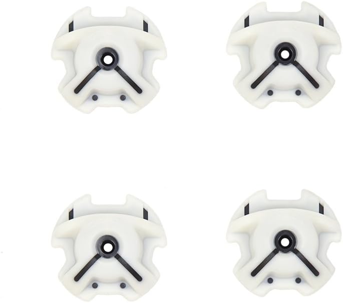 DEMON UNITED Wedge Snowboard Wall Mounts White Combo pack (2 Pairs-Hangs 2 Snowboards)