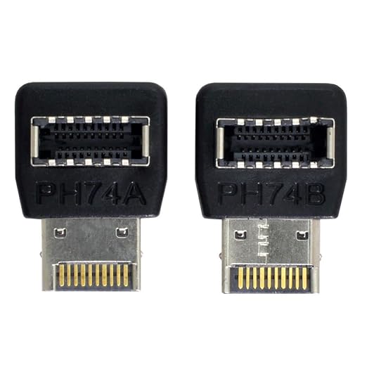 chenyang 2 Pack USB 3.2 Gen 2 Front Panel Socket Adapter miniatura 8