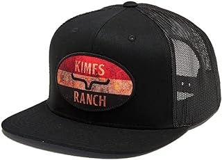 Kimes Ranch Unisex American Standard Trucker Embroidered Logo Patch Adjustable Snapback One-Size Hat