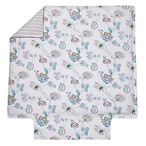 Blanc des Vosges Colibris Aqua - Funda de edredón (260 x 240 cm, 100% algodón de 57 Hilos/cm2)