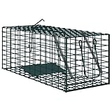 Genérico Trappola per Animali Verde 31 x 13 x 12cm Acciaio,Verde,0.75kg,42017309