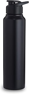 OFFIKRAFT Steel Sip – 1L Single Wall Stainless Steel Water Bottle | Wide Mouth, Leak-Proof, BPA-Free Cap | Fridge-Safe | I Price In India